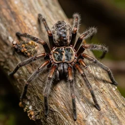 Astral spider feeding on humans