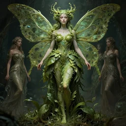 full body fairy goddess!! plant metamorphosis, perfect face!!, fantasy, intricate, elegant, dramatic lighting, emotionally evoking symbolic metaphor, highly detailed, photorealistic, artstation, concept art, smooth, sharp focus, art by john collier and albert aublet and krenz cushart and artem demura and alphonse mucha