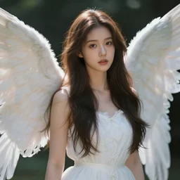 portrait of the most beautiful angel, award winning, highly detailed, beautiful lighting