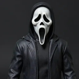hand painted figurine of tom cruise as ghostface from scream, hyperdetailed, artstation, cgsociety, 8 k