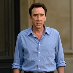 nicholas cage from a scene in amelie
