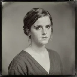 A daguerreotype photograph of Emma Watson