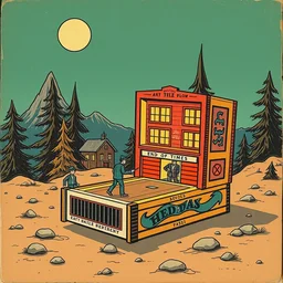 matchbox vintage illustration of the end of times