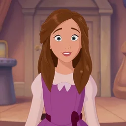 olga kurylenko as a walt disney cartoon character