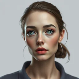 3 d portrait of gina by vitaly bulgarov, eye blinking, ultra hyper realistic, cgi, trending on artstation