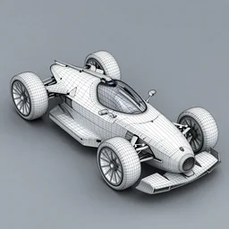 autocad wireframe project of an electric exo car, 8 k, super detailed, 4 5 degrees