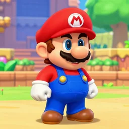 lieutenant columbo in Super Mario 64, in game screenshot