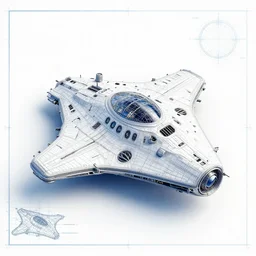 a blueprint for an alien spaceship