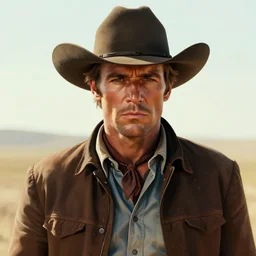 close portrait of lee van cleef as a mean cowboy in pale rider ( 1 9 8 5 ). movie still, highly detailed, centered, digital painting, artstation, concept art, smooth, sharp focus, illustration, artgerm, tomasz alen kopera, peter mohrbacher, drew struzan