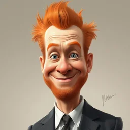connan o brien carrot face caricature