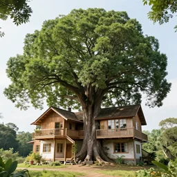A giant tree that is a house