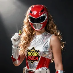 sour patch kids!!, power rangers