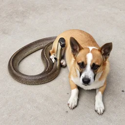half snake half dog