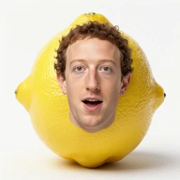 a lemon that looks like Mark Zuckerberg