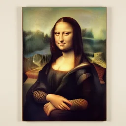 painting of mona lisa, by leonardo da vinci