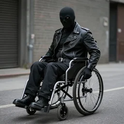 ghost rider, on the wheelchair
