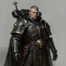 gothic byzantine nobleman, cyborg, dark fantasy, warhammer 4 0 k, portrait, highly detailed, digital painting, trending on artstation, concept art, sharp focus, illustration, art by artgerm and greg rutkowski and magali villeneuve