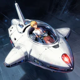 the spaceship of Boros (One Punch Man)