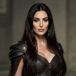 monica bellucci portrait as a dnd character fantasy art.