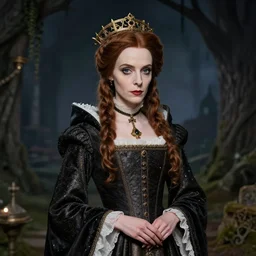 medieval noblewoman by tim burton | hyperdetailed | classy |