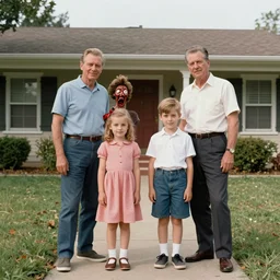 joel peter witkin photo of 1 9 5 0 s suburban family, capitalist propaganda meets body horror, patriotic nihilism, annie liebovitz, bosch, disney