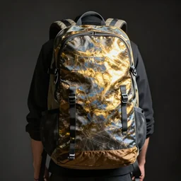 a human backpack
