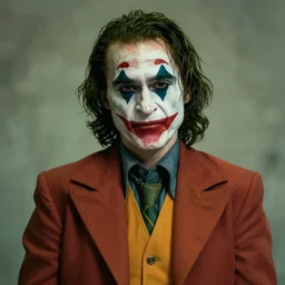 long haired nicolas cage as joker