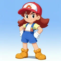 Anime key visual of Ashley (WarioWare), official media