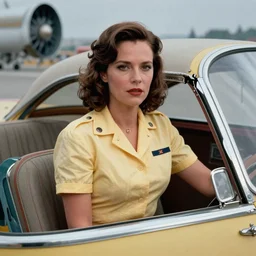 a movie still from the modern film the rocketeer featuring jennifer connelly in her role as jenny blake - n 4