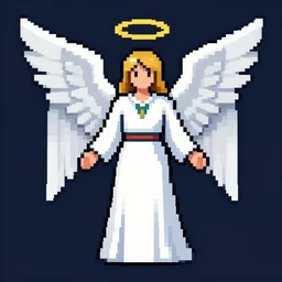 pixel art of angel in homm 2 by nwc
