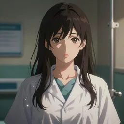 Anime Girl with Gigachad at the mental hospital