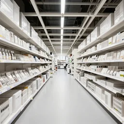 an endless ikea store