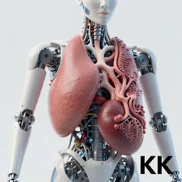 Colonizing Biorobotic Organs, realistic, 4k, cinematic