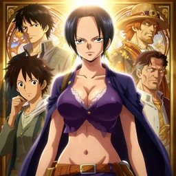 highly detailed vfx portrait of nico robin by eiichiro oda!, yusuke murata, greg rutkowski, makoto shinkai, tom bagshaw, alphonse mucha, sharp focus, art by artgerm and stanley kubrick, backlit, harsh overhead sunlight,