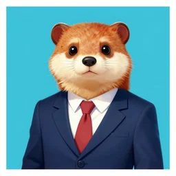 the portrait a weasel in a suit by wenjun lin, irakli nadar, bright colors, octopath traveler, wenjun lin, unreal engine 5 highly rendered, global illumination, radiant light, detailed and intricate environment