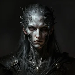 a portrait of humanization of war, grim - lighting, high - contrast, intricate, elegant, highly detailed, digital painting, artstation, concept art, smooth, sharp focus, illustration