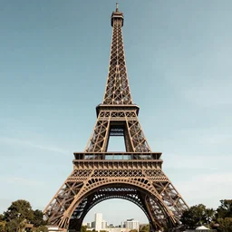 the Eiffel tower in brutalism style, ultra HD 8K octane render