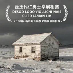 photograph of desolate ( ( ( cabin ) ) )
