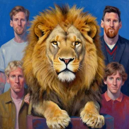 a beautiful painting of lionel messi dmt entity of the upper planes by artgerm and alex grey and wlop and wes anderson and spike jonze, trending on artstation