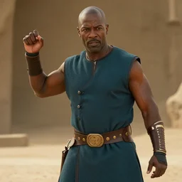 Christopher Judge playing Teal'c