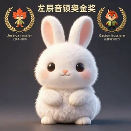 beautiful portrait character design a chibi cute fluffy bunny, style of maple story and zootopia, official artwork. award winning portrait studio lighting by jessica rossier and brian froud and gaston bussiere