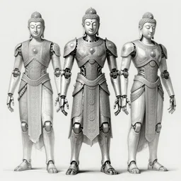 futuristic concept art, sketchy, illustrated visionary robot mayan buddhas, bladerunner warrior, complex intricate alien armor, mystic oracle style, robotic arms and cybernetic symbiosis, machine ai singularity, infinity eyes, hybrid machine, serpitine laboratory, art by artgerm and chris dyer, ben ridgeway, alex grey, global illumination, octane render, ancient architectural, f 3 2,