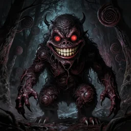 smiling monster, spirals junji ito, terrifying, nightmare fuel, horror, horrifying, scary,