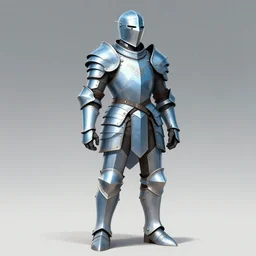 Beautiful, Light-Blue Steel-Plate, Full-Body Armor, rpg, digital art, skyrim, trending on ArtStation
