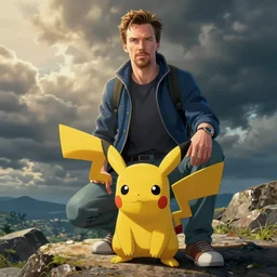 benedict cumberbatch as ash ketchum from pokemon