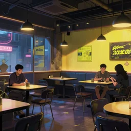 cyberpunk cafe by Gabriel Ba 50