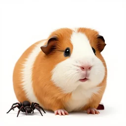 a guinea pig mixed with a spider