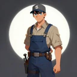 plumber in style of deviant moon, trending on artstation