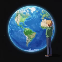 earth - chan art 1 years old, art station, deviant art