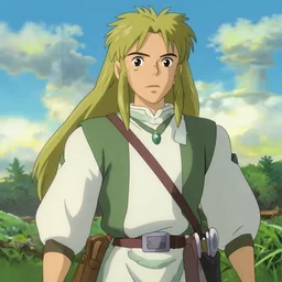 Legolas in an 80s anime world, incredibly detailed, ultra realistic, Satoshi Kon, Hiyao Miyazaki, Katsuhiro Otomo
